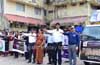 Human chain formed to create voter awareness